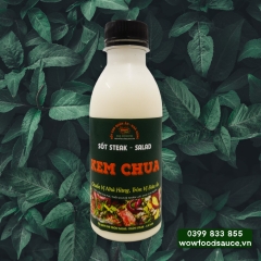 SỐT KEM CHUA (SALAD - STEAK - GÀ RÁN)