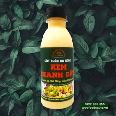 SỐT KEM CHANH DÂY (SALAD - STEAK - GÀ RÁN)