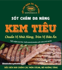 SỐT KEM TIÊU (STEAK - BÒ NÉ)