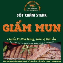SỐT CHẤM STEAK GIẤM MUN