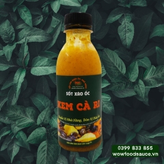 SỐT XÀO ỐC KEM CÀ RI