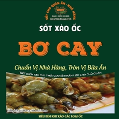 SỐT XÀO ỐC BƠ CAY