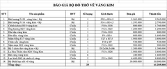 Bộ Đồ Hoạ Tiết Rồng Kèm Đỉnh Hạc Cho Ban Thờ 1,97m Gốm Vẽ Vàng