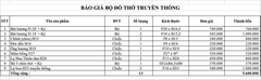 Bộ Đồ Thờ Cho Ban Thờ 1,75m Gốm Chu Đậu Truyền Thống