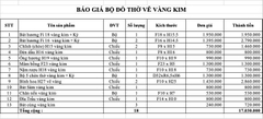 SET 1 - Bộ Đồ Cho Ban Thờ Kích Thước 1,27m x 61cm Gốm Chu Đậu Truyền Thống