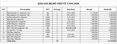 SET 1 - Bộ Đồ Cho Ban Thờ Kích Thước 1,57m x 81cm Gốm Chu Đậu Truyền Thống