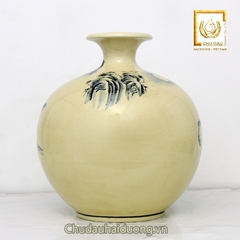 Bình Hút Lộc Mã Đáo Thành Công H30 Truyền Thống Gốm Chu Đậu RG-000636