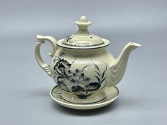 Bộ Ấm Trà Hoa Sen Gốm Chu Đậu Truyền Thống