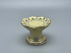 Khay Trầu Cau Gốm Chu Đậu Vẽ Vàng Kim RG-000753