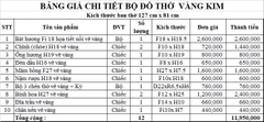 SET 5 Bộ Đồ Thờ Bát Hương Họa Tiết Đắp Nổi Gốm Chu Đậu Vẽ Vàng Kim