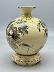 Bình Hút Lộc Cá Chép Hoa Sen H25 Vẽ Vàng 24K RG-000554