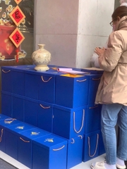 Bình Vạn Phúc Hoa Dây In Chữ Và Logo Doanh Nghiệp