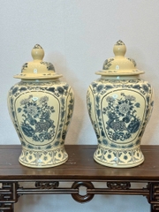 Choé Hoạ Tiết Tứ Linh Cao 52cm Gốm Truyền Thống
