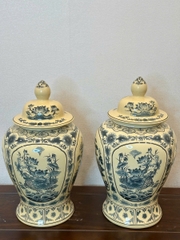 Choé Hoạ Tiết Tứ Linh Cao 52cm Gốm Truyền Thống
