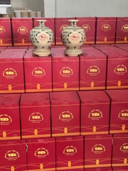 Bình Hút Lộc Hoa Mẫu Đơn Cao 23cm Gốm Truyền Thống