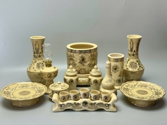 Bộ Đồ Thờ Cho Ban Thờ 1,57m Bát Hương Rồng Đắp Nổi