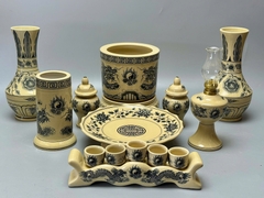 Bộ Đồ Thờ Cho Ban Thờ 1,27m Gốm Chu Đậu Truyền Thống