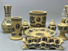 Bộ Đồ Thờ Cho Ban Thờ 1,27m Gốm Chu Đậu Truyền Thống