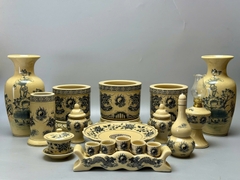 Bộ Đồ Thờ Cho Ban Thờ 1,75m Gốm Chu Đậu Truyền Thống