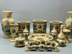 Bộ Đồ Thờ Cho Ban Thờ 1,75m Gốm Chu Đậu Truyền Thống