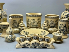 SET Đồ Thờ Hoa Sen Cho Ban Thờ 1,57m đến 1,75m Gốm Chu Đậu Truyền Thống