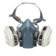 Bộ mặt nạ phòng độc 3M 7502 kết hợp phin lọc 3M 6001