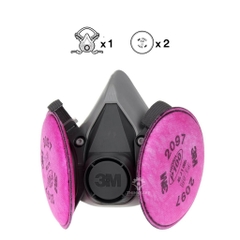 Bộ Mặt Nạ Phòng Độc 3M 6200 Kèm Phin 3M 2097 | Bụi mịn, khói hàn