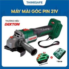 Combo: Máy mài góc Dekton M21-AG9600 + 2PIN 4000EVE - 1 SẠC S40PLUS