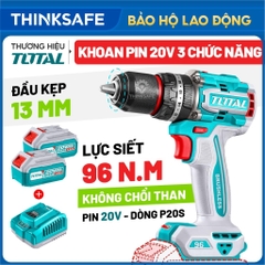 Máy khoan búa TOTAL lực siết 55Nm - 96Nm