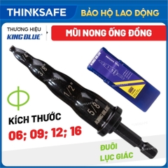 Mũi nong ống đồng KingBlue KB-1304 kích thước phổ biến 6-16mm chuôi lục giác dùng cho máy khoan, máy bắn vít