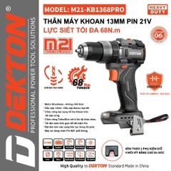 Máy Khoan 3 Chức Năng DEKTON M21-KB1368PRO