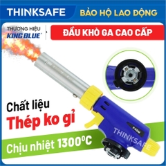 Đầu khò gas mini Kingblue K45M có vòng chỉnh Oxy, đèn khò gas nhiệt độ 1300 độ, kích thước đầu 22mm