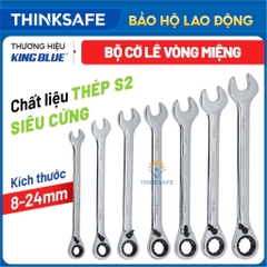Bộ cờ lê vòng miệng Kingblue KH1-B10/ KH2B9/ KH3B7 kích thước 8-24mm, chất liệu thép cao cấp, túi vải đựng gọn gàng