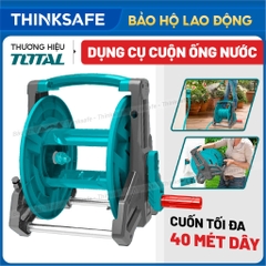 Dụng cụ cuộn ống nước TOTAL THHR40121/ THHR40122/THHR2012  chất liệu PP và Nhôm rulo cuộn ống có thể treo tường
