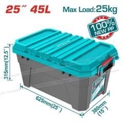 Thùng đựng đồ nghề sâu lòng TOTAL TPBX0252