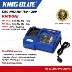 Sạc nhanh AI thông minh KingBlue KM08AI (18V - 21V)