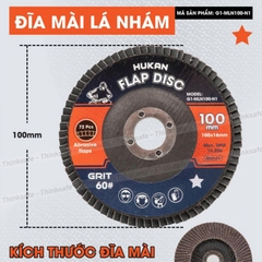 Đá nhám xếp Hukan G1-MLN100