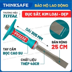 Đục sắt dẹp 25x19x305mm TOTAL THT4532519
