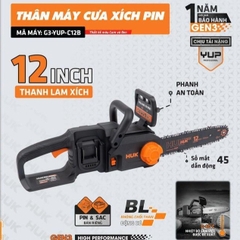 Máy Cưa Xích Pin 21V HUKAN GEN3 G3-YUP-C12B