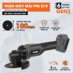Máy mài góc pin 21V Hukan G2-MCP100F