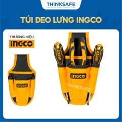 Túi Đeo Lưng Đựng Đồ Nghề 5kg INGCO HTBP04011 - Chất liệu Polyester 600D - 4 Ngăn, Nhiều Túi Nhỏ - Thinksafe