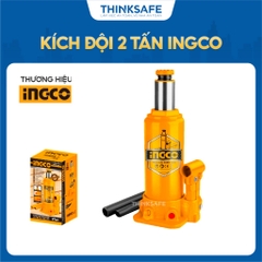 Con đội thủy lực INGCO 12 tấn tới 50 tấn, có van an toàn, chiều cao tối thiểu 230mm Kích đội chính hãng - Thinksafe