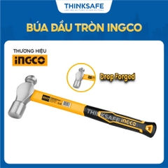 Búa đầu tròn INGCO chịu nhiệt, thép carbon 45# (450g - 1300g) - Thinksafe