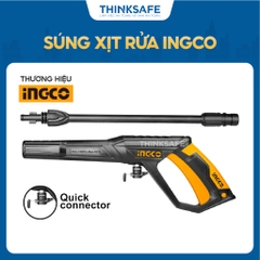 Xịt rửa INGCO AMSG03, chất liệu hợp kim đồng và thép, thích hợp cho HPWR28008, đóng gói hộp carton - Thinksafe