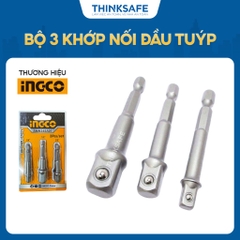 Khớp nối đầu tuýp INGCO AMN365A01 với 3 kích thước 1/4