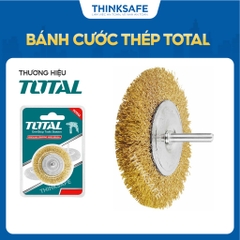 Bánh cước thau đường kính 50mm - 125mm Total, dùng để bào, mài nhẵn, mài cạnh, tẩy cặn / tước sơn, đường hàn - Thinksafe