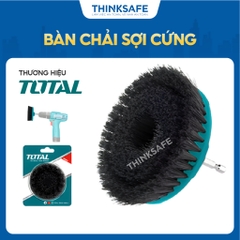 Bàn Chải TOTAL, kích thước 4inch, 360 độ, Cán Lục giác 1/4 inch, khả năng làm sạch tốt, chính hãng - Thinksafe