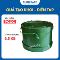 Chai tạo khói dành cho thực tập loại lớn, màu xanh, thời gian phát khói 4-5 phút, mật độ 50-70m2, chính hãng - Thinksafe