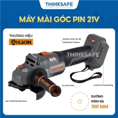 Máy Mài-Cắt Dùng Pin Đĩa 100mm DEKTON M21-AG9600PRO Motor Không Chổi Than Mẫu Mới