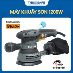 Máy chà nhám HUKAN G2-ROS5041M (Gen 2), Công suất 500W, Dây điện dài 3m, Đường kính đế 123mm, 5 Tốc độ - Thinksafe